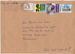 8147FM-SAFE HOUSE, CHRISTMAD, EURO STAMPS ON COVER, 2020, NETHERLANDS - Briefe U. Dokumente