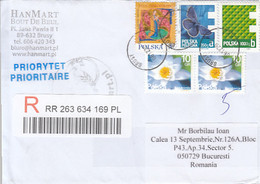 91827- FAIRY TALE, BUTTERFLY, FLOWERS, FINE STAMPS ON REGISTERED COVER, 2020, POLAND - Storia Postale