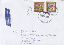 91829- CHRISTMAS, FINE STAMPS ON COVER, 2019, NETHERLANDS - Storia Postale