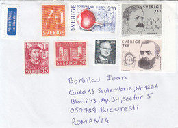 91833- EFTA, EYE, WORKER, PERSONALITIES, FINE STAMPS ON COVER, 2020, SWEDEN - Cartas & Documentos