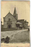 1925 PIERRE BUFFIERE : L'EGLISE Et La PLACE - Pierre Buffiere