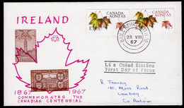 Ireland 1967 Canada Centennial FDC, SG 231/2 - FDC