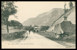 MAGLAND - Croix De Chez Party - Animée - Cyclistes - Edit. A. BAUD - Magland