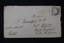 ALLEMAGNE - Enveloppe De Göttingen Pour La Suisse En Poste Restante En 1873  - L 77310 - Covers & Documents