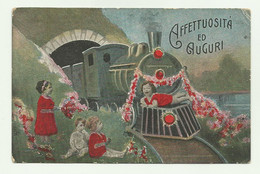 AFFATTUOSITA' ED AUGURI, BAMBINI SUL TRENO - NV FP - Otros & Sin Clasificación