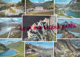 SUISSE - SCHWEIZERISCHE ALPENSTRASSEN - SIMPLON-GRIMSEL-SUSTEN-OBERALP-FURKA- EDITEUR MARCO DANZI LOCARNO- VALAIS - Simplon