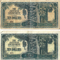 MALAISIE 1942 10 Dollar - P.M7b TTB VF - Maleisië