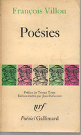 FRANCOIS  VILLON - POESIES  - GALLIMARD  - 1978 - Auteurs Français