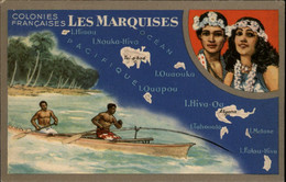 LES MARQUISES - Colonies Françaises - Polynésie Française