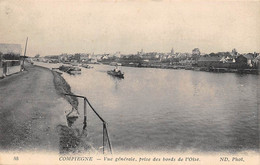 Compiègne         60         Vue  Générale Prise Des Bords De L'Oise        (voir Scan) - Compiegne