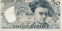 FRANCE 50 FRANCS 1990 P-152  CIRC. - 50 F 1976-1992 ''Quentin De La Tour''