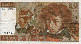 FRANCE  10 FRANCS  1975.E.   P-150 -CIRC-VF - 10 F 1972-1978 ''Berlioz''