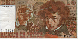 FRANCE  10 FRANCS  1977.C.   P-150 -CIRC-XF+ - 10 F 1972-1978 ''Berlioz''