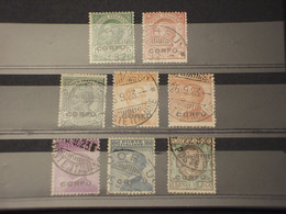 CORFU' - 1923 RE 8 VALORI - TIMBRATI/USED - Corfou