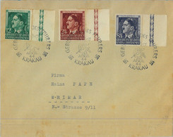 95389 - POLAND General Government - POSTAL HISTORY - FDC Cover  20.04.1944 - Autres & Non Classés