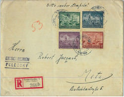 95394 - POLAND General Government - POSTAL HISTORY - REGISTERED Cover From  Tschenstochau 1942 - Altri & Non Classificati