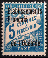 OCEANIE                  TAXE 1                   NEUF* - Postage Due