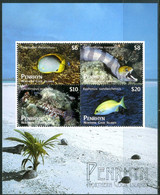 Penrhyn, 2012, Fish, Sea Life, Animals, MNH, Michel Block 104 - Penrhyn
