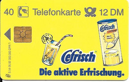 CARTE-PUCE-ALLEMAGNE-12DM-Gem2-05/1992-RAFRAICHISSEMENT CEFRISH-Utilisé-TBE- - Sonstige & Ohne Zuordnung