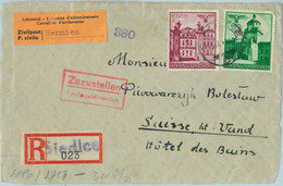 95402 - POLAND General Government - POSTAL HISTORY - Registered Cover FRONT From SIEDLCE 1944 - Other & Unclassified