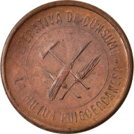 Monnaie, Espagne, La Mutua Puigcerdanesa, Puigcerdà, 1 Peseta, 1931, SUP - Monetary/Of Necessity