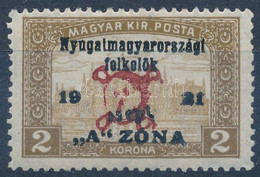 * Nyugat-Magyarország II. 1921 Parlament 2K, Garancia Nélkül - Sonstige & Ohne Zuordnung