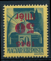 ** 1945 Kisegítő (I.) 50f/50f Fordított Felülnyomással - Autres & Non Classés