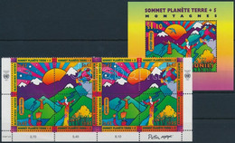 ** 1997 Rio-i UNCED Konferencia Nyolcastömb Mi 309-312 + Blokk 9 - Andere & Zonder Classificatie