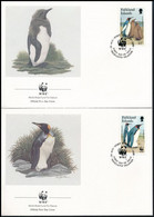 1991 WWF: Pingvin Sor Mi 538-541 4 Db FDC-n - Sonstige & Ohne Zuordnung