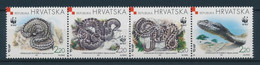 ** 1999 WWF Vipera Négyescsík Mi 500-503 + Sor 4 FDC-n - Other & Unclassified