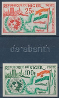 ** 1961 Csatlakozás Az ENSZ-hez Vágott Sor Mi 18-19 - Andere & Zonder Classificatie