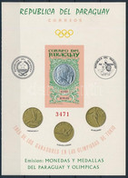 ** 1965 Medálok és érmék Vágott Blokk, Medals Imperforated Block Mi 68 II - Altri & Non Classificati