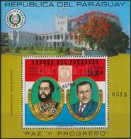 ** 1971 100 éves A Paraguayi Bélyeg Blokk Mi 157 MUESTRA - Altri & Non Classificati