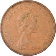 Monnaie, Jersey, Elizabeth II, 2 New Pence, 1971, TB+, Bronze, KM:31 - Jersey