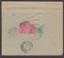 1917. IRAN. Interesting Cover From BOMBAY India To DIZFOOL VIA MOHAMMERAH (PERSIA). C... () - JF367807 - Irán