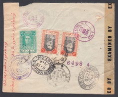 1944. IRAN. SHAH Mohammed REVA PAHLEVI 2 Ex 20 R +  3 R  To NEW YORK USA From TEHERAN... () - JF367813 - Irán