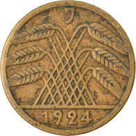 Monnaie, Allemagne, République De Weimar, 5 Rentenpfennig, 1924, Hambourg, TB+ - 5 Renten- & 5 Reichspfennig