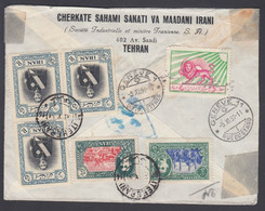 1951. IRAN. LION TYPE + Pair 1,50 R + 50 D. Mohammed Reza Pahlevi + 3 EX 2,50 R 31. Y... () - JF367833 - Irán