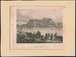 Cca 1840 Esztergom. Acélmetszet. Foltokkal. 11x15 Cm - Estampes & Gravures