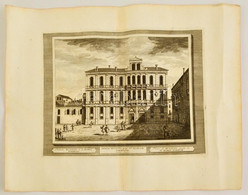 Cca 1715-1750 Domenico Lovisa (1690 K.-1750 K.): Velence: Palazzo Ruzzini A S. Maria Formosa.rézmetszet, Papír, A Szerző - Estampes & Gravures