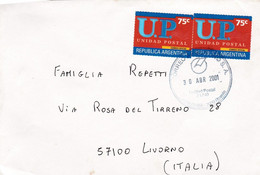 From Argentina To Italy - 2001 - Rosario - Lettres & Documents