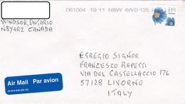 Lettera Viaggiata Dal Canada All'Italia 2004 - Histoire Postale