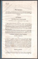 1859 Oktatás A Házi állatok Czélszerű életrendi Tartásáról...Korai állatvédelmi Rendelet. 16p. 36 P. - Ohne Zuordnung