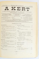 1895. Kert C. Szaklap I. évfolyamának 11., 12., 13., 14., 15., 16., 17., 18., 19., Számai Egybekötve - Ohne Zuordnung