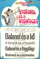 Balanel és A Vadkacsa Színes Mesefilmsorozat, MOKÉP Plakát, Hajtott, 56×40 Cm - Altri & Non Classificati