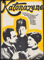 A Katonazene Című Film Plakátja, Szélein Kisebb Gyűrődésekkel, 56×40 Cm - Sonstige & Ohne Zuordnung