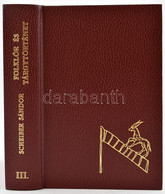 Scheiber Sándor: Folklór és Tárgytörténet. III. Köt. Bp.,1984., Magyar Izraeliták Országos Képviselete. Kiadói Műbőr-köt - Zonder Classificatie