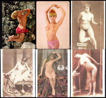 **, * 17 Db MODERN Motívum Képeslap: Enyhén Erotikus + 4 Db öntapadós Matrica / 17 Modern Motive Postcards: Gently Eroti - Sin Clasificación