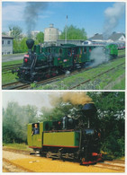 ** 16 Db MODERN Motívum Képeslap: Magyar Keskeny Nyomtávú Vasút / 16 Modern Motive Postcards: Hungarian Narrow-gauge Rai - Sin Clasificación