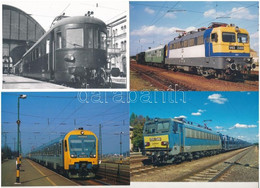 ** 6 Db MODERN Motívum Képeslap: Magyar Villamos Mozdonyok / 6 Modern Motive Postcards: Hungarian Electric Locomotive - Sin Clasificación